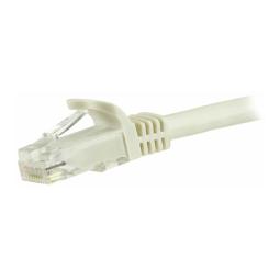 Cable de red startech latiguillo rj45 utp cat6 10m blanco