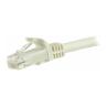 Cable de red startech latiguillo rj45 utp cat6 10m blanco