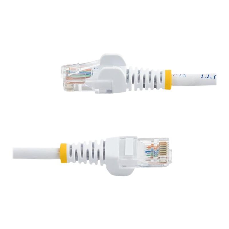 Cable de red startech latiguillo rj45 utp cat5e 10m blanco