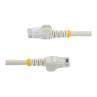Cable de red startech latiguillo rj45 utp cat6 1m blanco