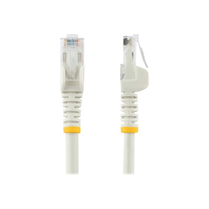 Cable de red startech latiguillo rj45 utp cat6 2m blanco