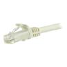 Cable de red startech latiguillo rj45 utp cat6 3m blanco