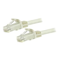 Cable de red startech latiguillo rj45 utp cat6 5m blanco