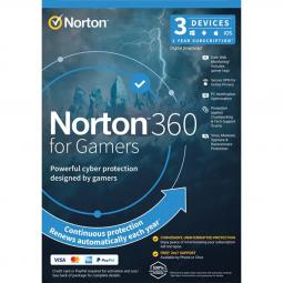 Antivirus norton 360 for gamers 50gb español 1 usuario 3 dispositivos 1 año esd no retornable - Imagen 1