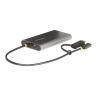 Adaptador usb tipo c - usb tipo a a 2x hdmi startech 0.3m - macho - hembra - gris