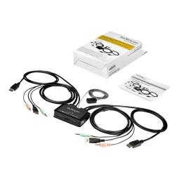 Switch kvm startech sv211dpua4k 3 puertos