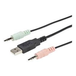 Switch kvm startech sv211dpua4k 3 puertos