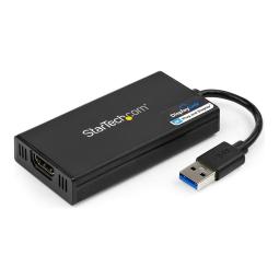 Adaptador usb 3.0 a hdmi 4k startech 0.2m - macho - hembra - negro