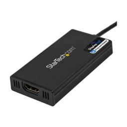 Adaptador usb 3.0 a hdmi 4k startech 0.2m - macho - hembra - negro