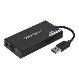 Adaptador usb 3.0 a hdmi 4k startech 0.2m - macho - hembra - negro
