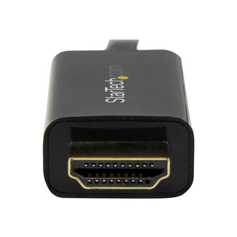 Cable displayport a hdmi startech 5m - macho - macho - negro