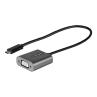 Adaptador usb tipo c a vga startech 0.3m - macho - hembra - negro