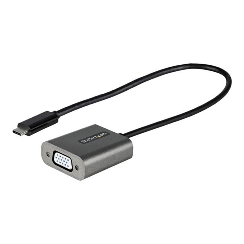 Adaptador usb tipo c a vga startech 0.3m - macho - hembra - negro