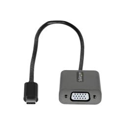 Adaptador usb tipo c a vga startech 0.3m - macho - hembra - negro