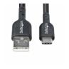 Cable usb tipo a a usb tipo c startech 4m - macho - macho - negro