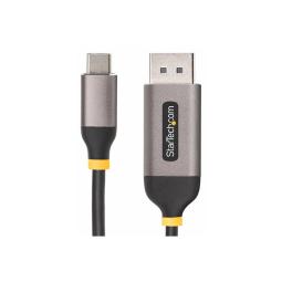 Cable usb tipo c a displayport startech 3m - macho - macho - gris - negro
