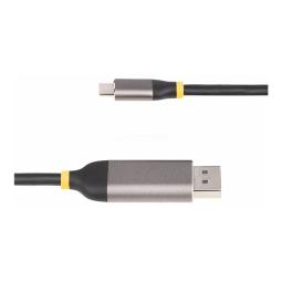 Cable usb tipo c a displayport startech 3m - macho - macho - gris - negro