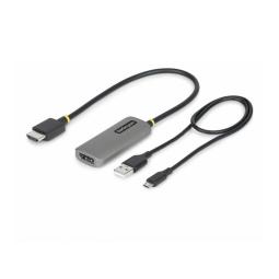Adaptador hdmi a displayport startech 0.3m - macho - hembra - gris
