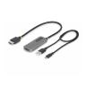 Adaptador hdmi a displayport startech 0.3m - macho - hembra - gris