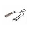 Adaptador hdmi a displayport startech 0.3m - macho - hembra - gris