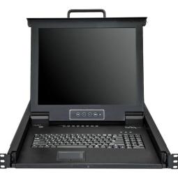 Consola kvm startech de montaje en rack de servidores 17 pulgadas
