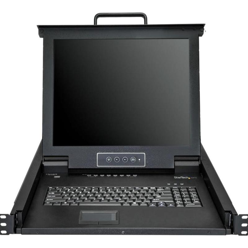 Consola kvm startech de montaje en rack de servidores 17 pulgadas