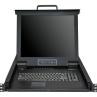 Consola kvm startech de montaje en rack de servidores 17 pulgadas