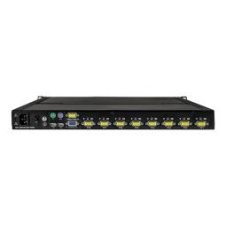 Consola kvm startech de montaje en rack de servidores 17 pulgadas