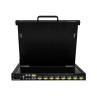 Consola kvm startech de montaje en rack de servidores 17 pulgadas