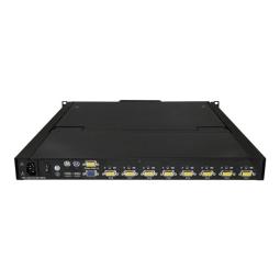 Consola kvm startech de montaje en rack de servidores 19 pulgadas