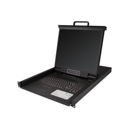 Consola kvm startech de montaje en rack de servidores 19 pulgadas