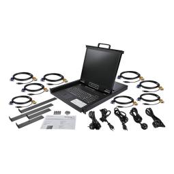 Consola kvm startech de montaje en rack de servidores 19 pulgadas