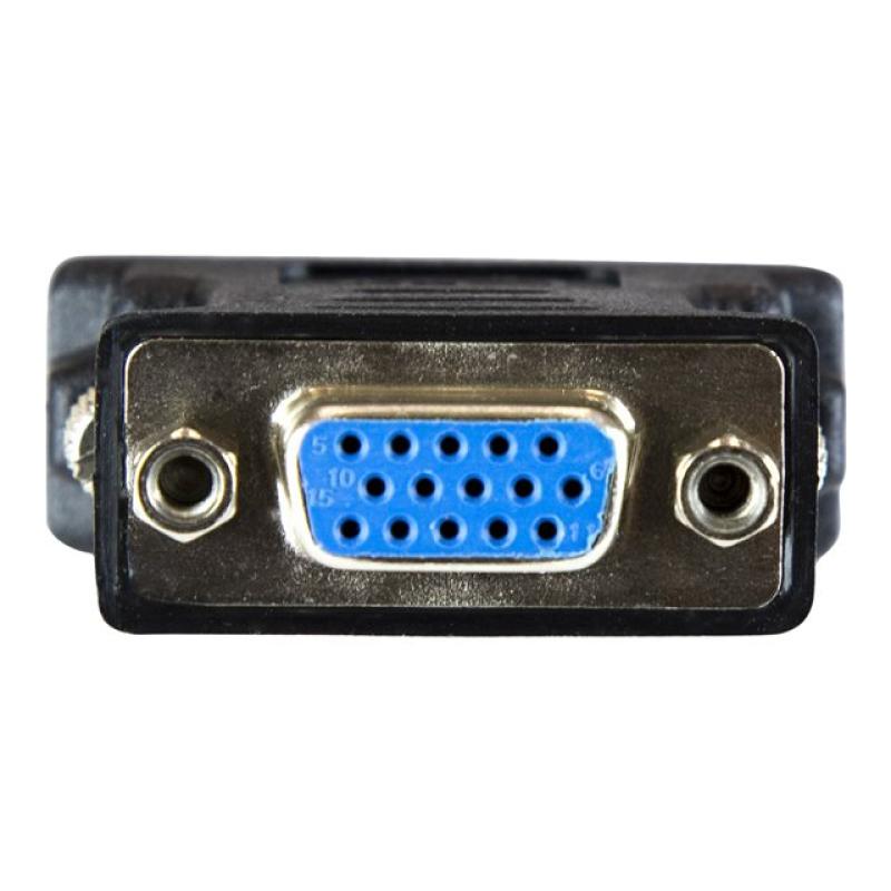 Conversor dvi - i a vga startech macho - hembra negro