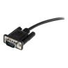 Cable db9 startech 1m - macho - hembra - negro