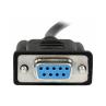 Cable db9 startech 1m - hembra - hembra - negro