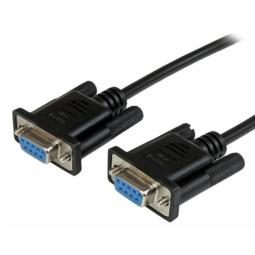 Cable db9 startech 1m - hembra - hembra - negro