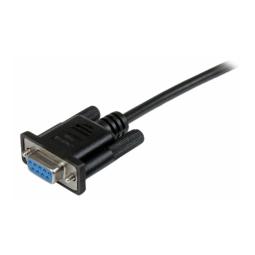 Cable db9 startech 1m - hembra - hembra - negro