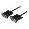Cable db9 startech 2m - hembra - hembra - negro