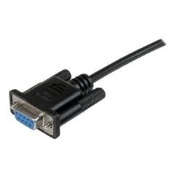 Cable db9 startech 2m - hembra - hembra - negro