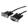 Cable db9 startech 3m - macho - hembra - negro