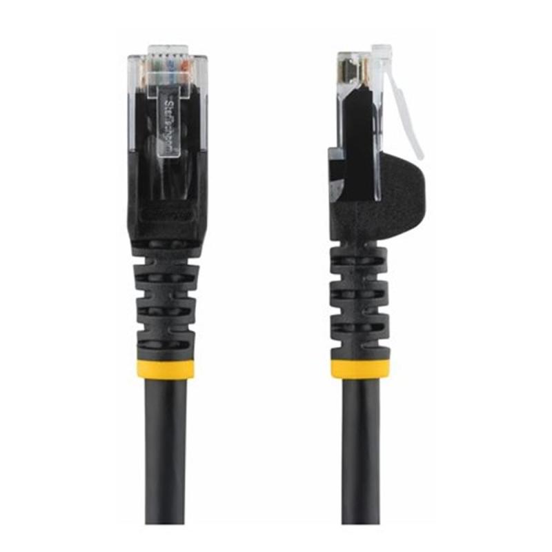 Cable de red startech latiguillo rj45 utp cat6 3m negro