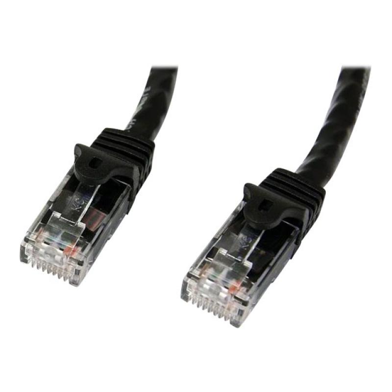 Cable de red startech latiguillo rj45 utp cat6 3m negro