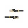 Cable de red startech latiguillo rj45 stp cat6a 1.5m negro