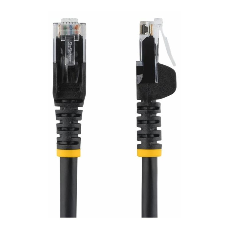 Cable de red startech latiguillo rj45 utp cat6 7.5m negro