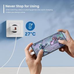 Cargador ewent ew1326 30w usb tipo a - usb tipo c