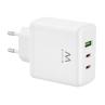Cargador ewent ew1333 95w 2x usb tipo c - usb tipo a