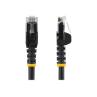 Cable de red startech latiguillo rj45 utp cat5e 10m negro