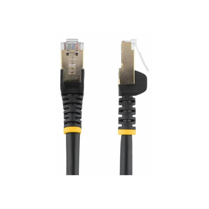 Cable de red startech latiguillo rj45 stp cat6a 1m negro