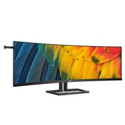 Monitor led 44.5 pulgadas philips 45b1u6900c - 00 curvo - dqhd - dp - hdmi - usb tipo c - 75hz - 4ms - vesa 100x100