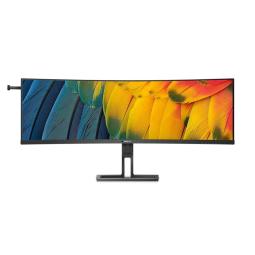 Monitor led 44.5 pulgadas philips 45b1u6900c - 00 curvo - dqhd - dp - hdmi - usb tipo c - 75hz - 4ms - vesa 100x100
